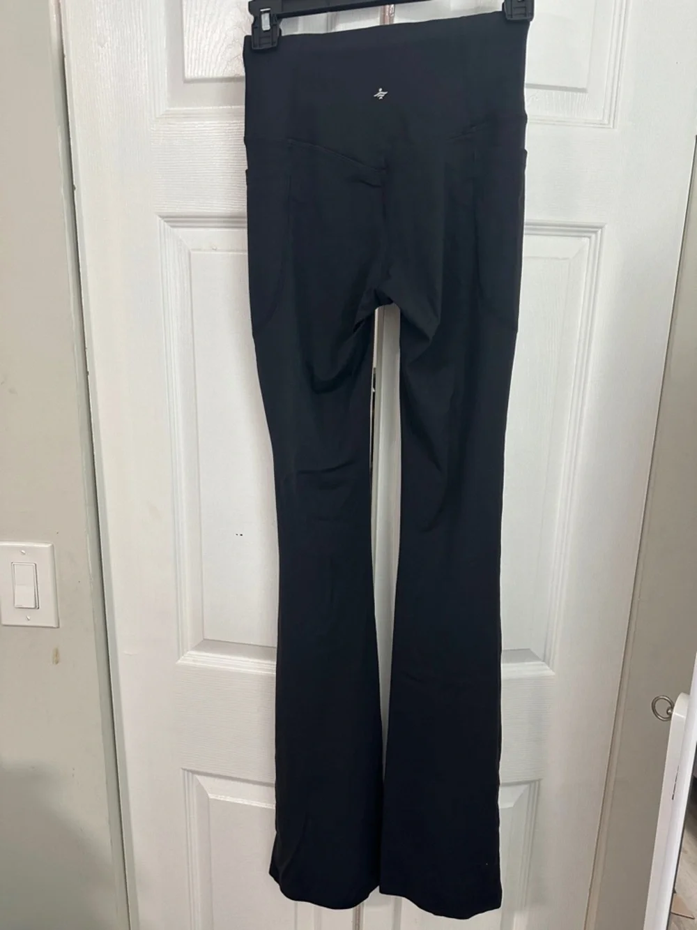 HALARA Black High-Waist Flare Pants - Picture 3 of 4